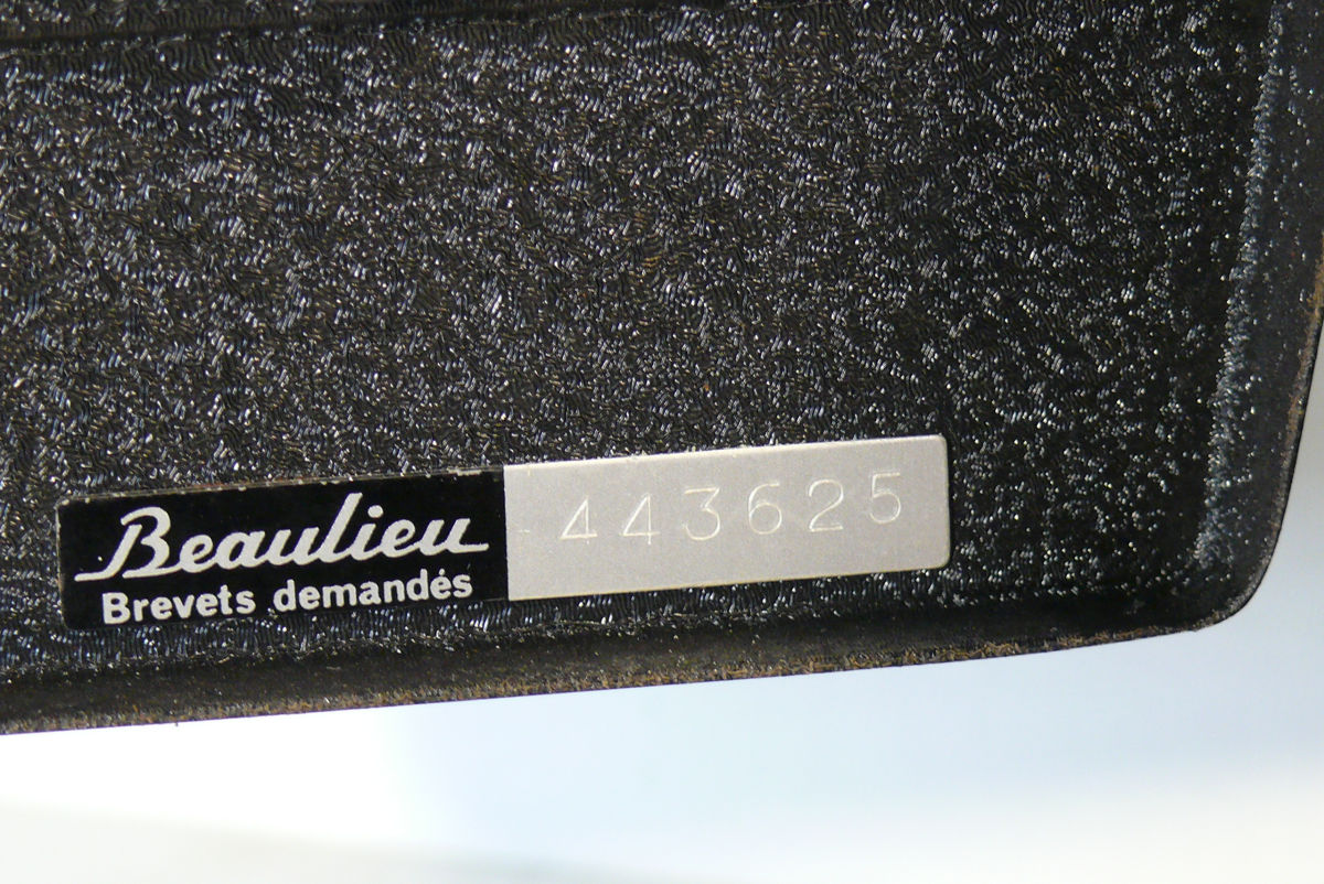 Camera BEAULIEU 4008 Zm4 - Réglages