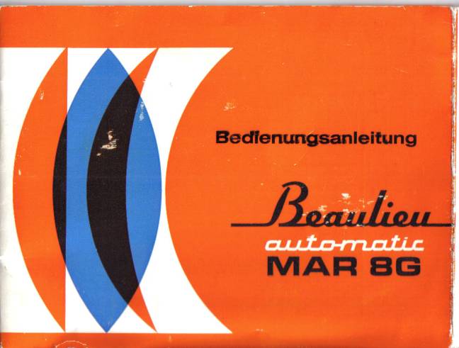manuel utilisateur BEAULIEU MAR 8-G (de)