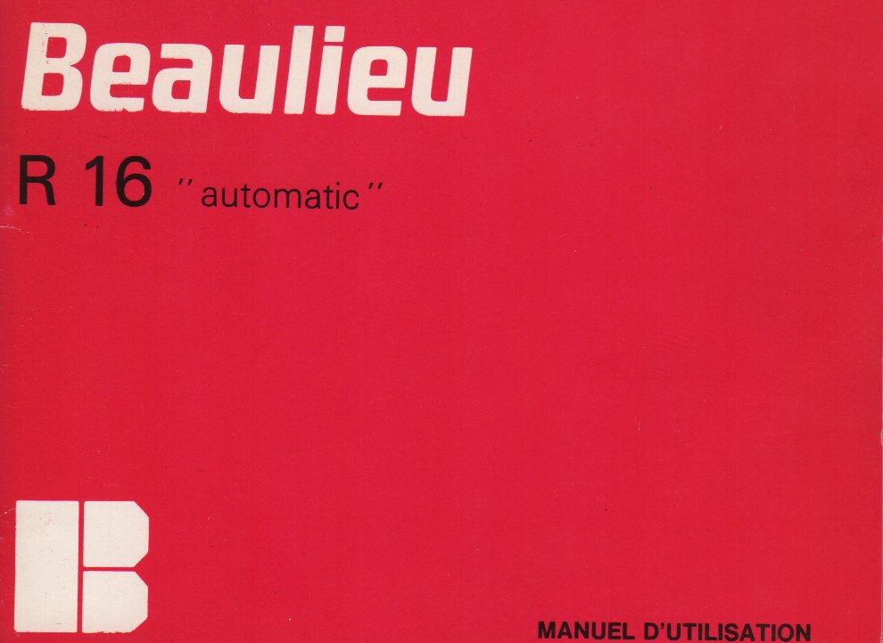 Plaquette publicité Beaulieu Automatic (fr)