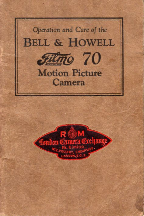 Filmo 70-pdf Operation and care 1929 (en)