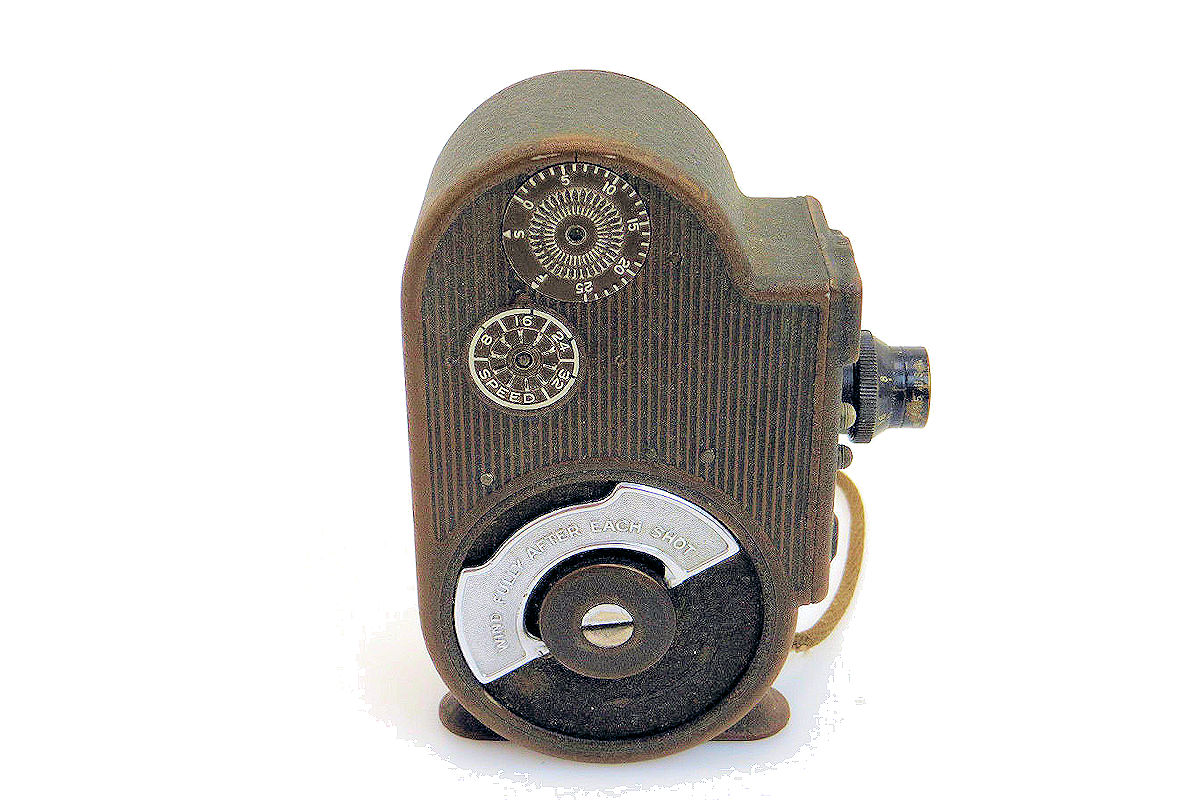 Camera Bell & Howell Filmo Straight Eight - Coté droit