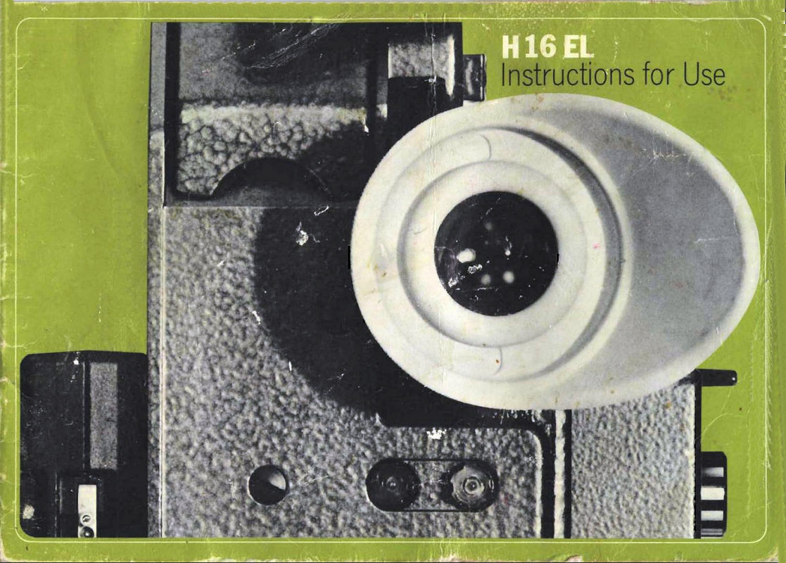 H-16 EL (1975 ...) Manuel utilisateur (en)