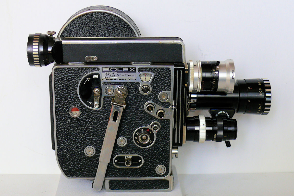 Camera BOLEX D-8L  - Coté droit