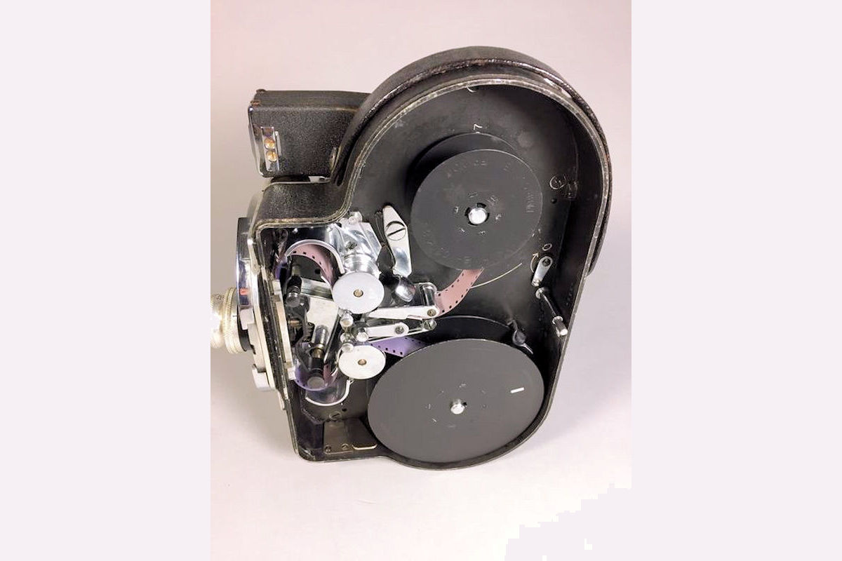 Camera BOLEX H - intérieur du boitier