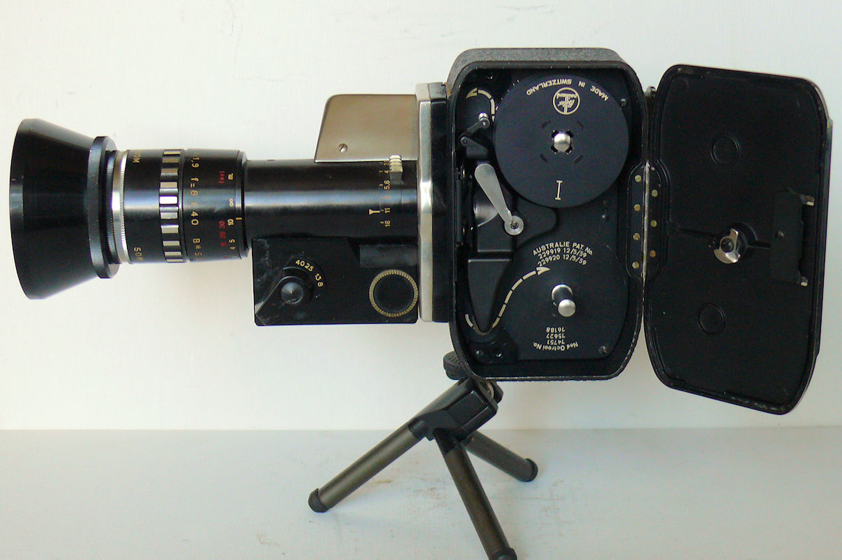 Camera BOLEX Zoom Reflex P3 - intérieur du boitier