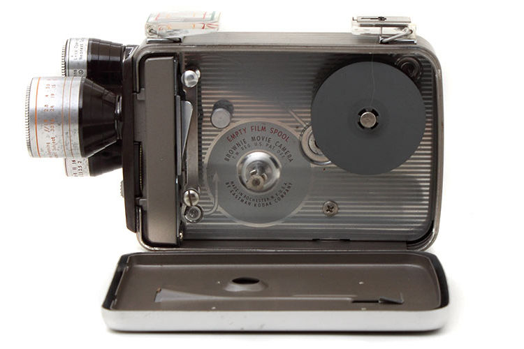 Camera Cine-Kodak Brownie tourelle - ouverte