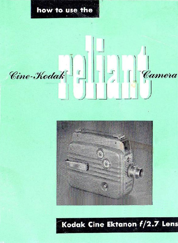 Manuel utilisateur KODAK Reliant (pdf)