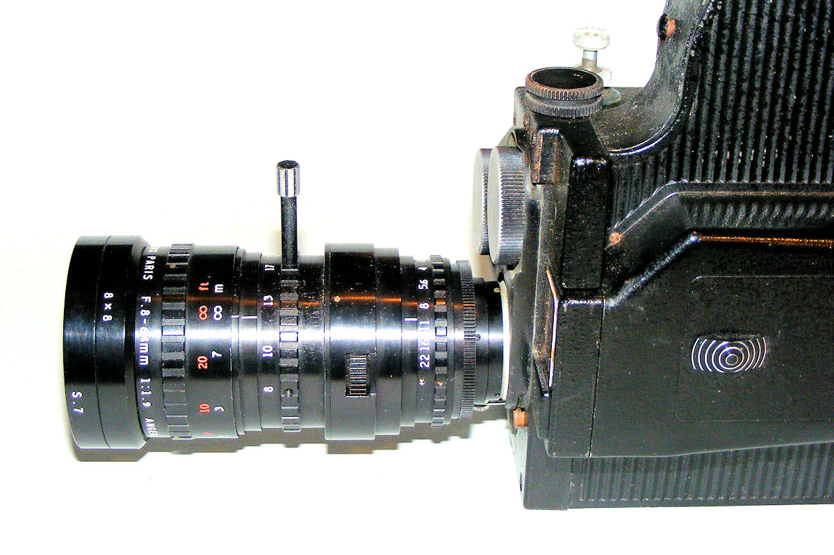 Camera Pathé DS8 BTL  - objectif