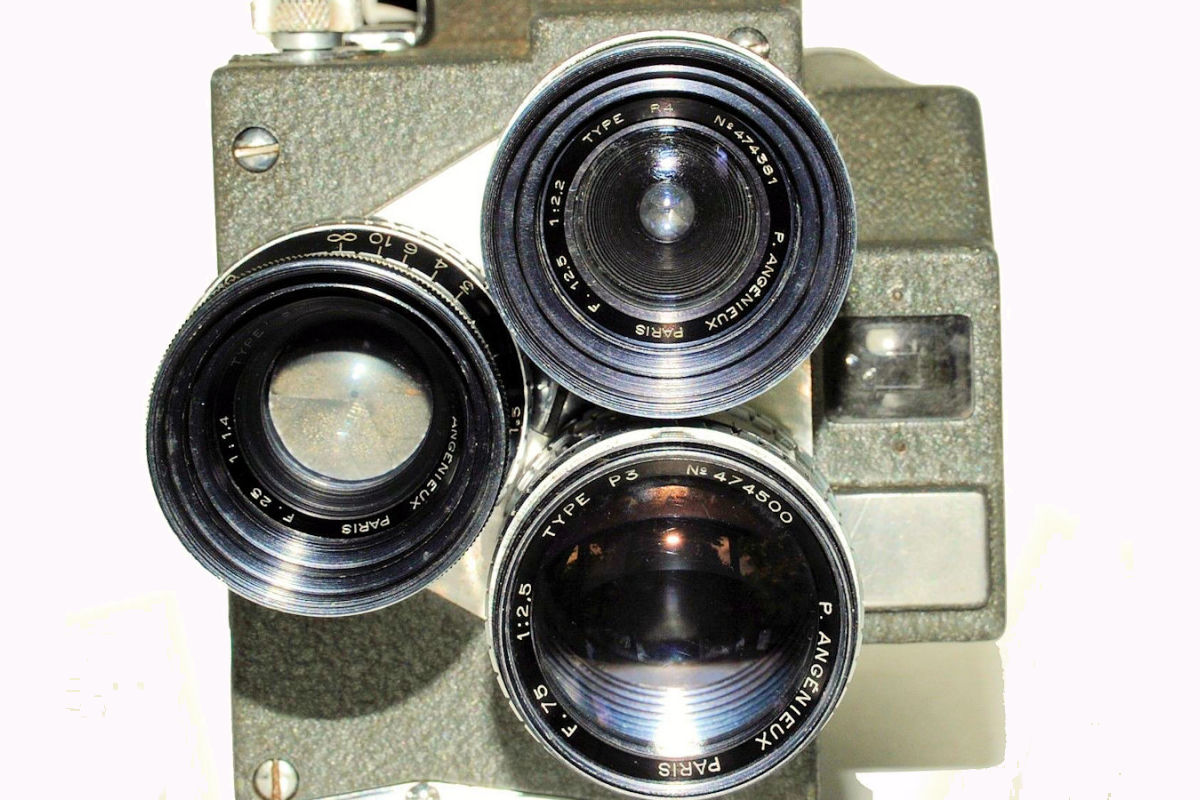 Camera Pathé WEBO-M- vue de face 