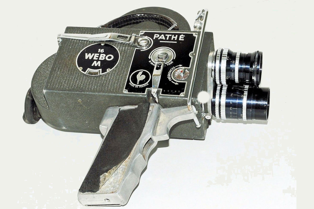 Camera Pathé WEBO-M   - Vue dessous